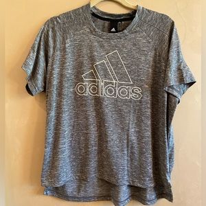 Adidas hi low hem dri fit tee